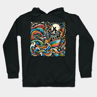 Fisherman Collage Hoodie